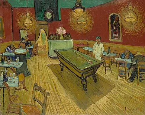El café de noche