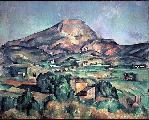 La montaña Sainte-Victoire vista desde Bellevue