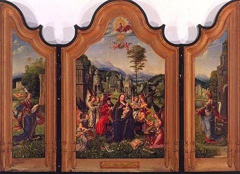 Triptych of the Holy Family