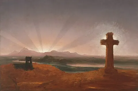Cross at Sunset
