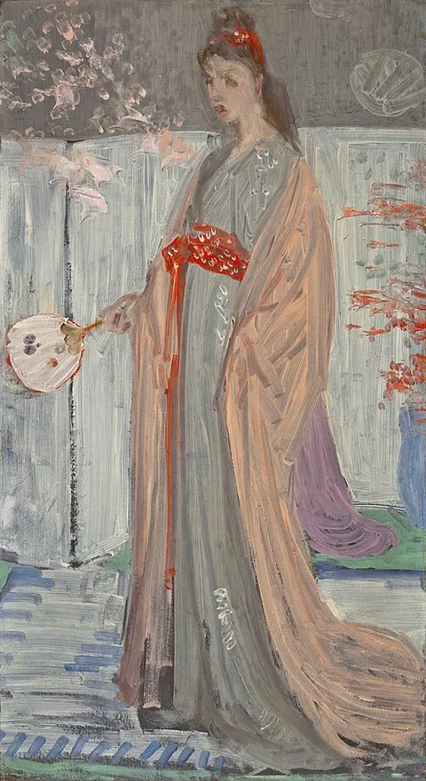 Sketch for Rose and Silver: La Princesse du Pays de la Porcelaine