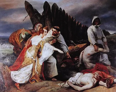 Edith Recovering Harold's Body after the Battle of Hastings