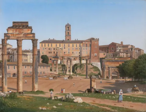View of the Forum in Rome