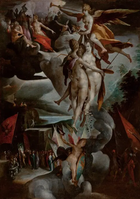 Apotheosis of the Arts (Fame leading the Arts to Olympus)