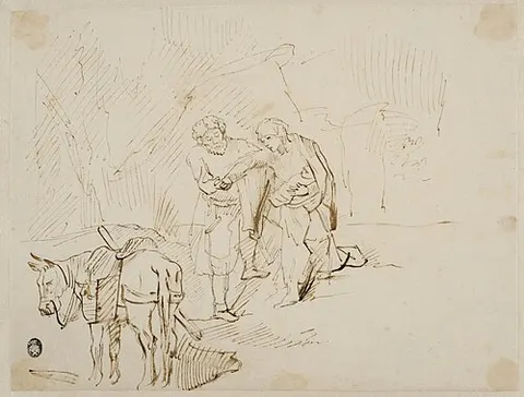 The Holy Family Departing for Egypt