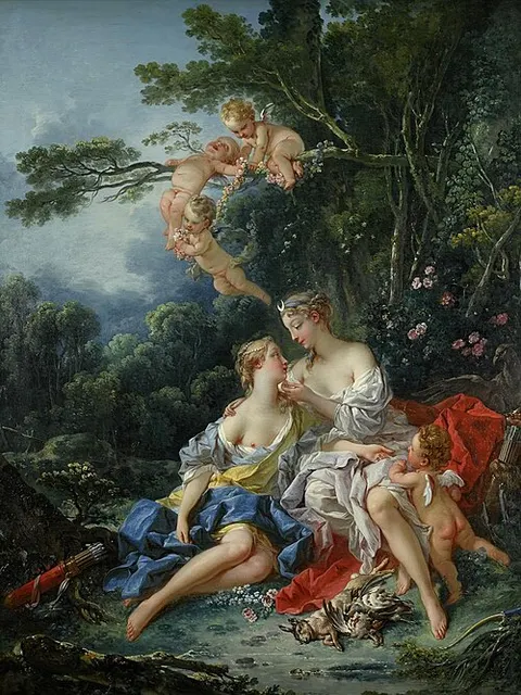Júpiter y Calisto (Boucher, 1744)