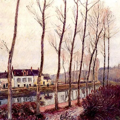 The Canal du Loing in Winter