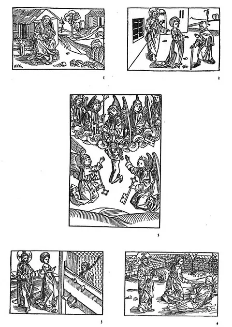 Illustrations from "Brother Claus"