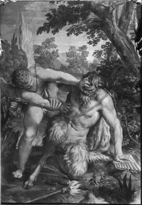 Cupid and Pan (Amor omina vincit)
