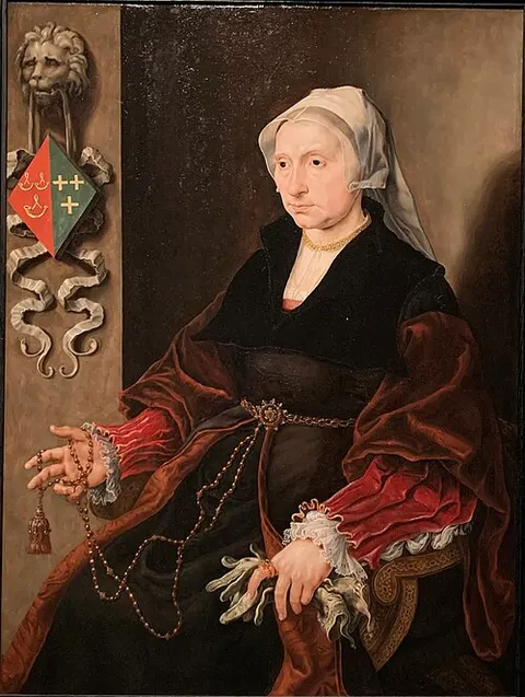 Portrait of Wilhelmina Paling, wife of Andries Willemsz. van Sonnevelt, named van Oudshoorn