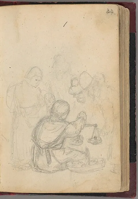 Market scene
