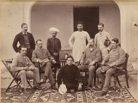 Civil officers at Jhansi (recto)