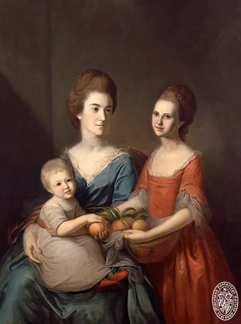 Mrs. Samuel Chase (Ann Baldwin) 1743-1778, daughters - Matilda Chase and Ann Chase