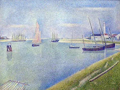 El canal de Gravelines, en dirección al mar