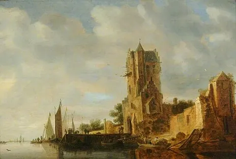 River Landscape with the Pellecussen Gate near Utrecht