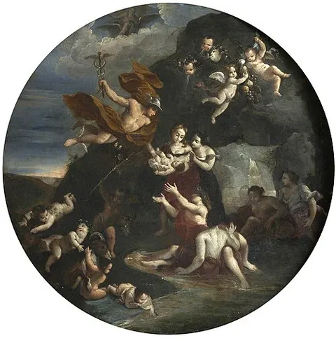 Mercury Entrusting the Infant Bacchus to the Nymphs of Nysa