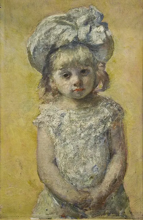 Retrato de una niña pequeña