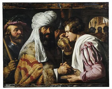 Pilate washing his hands