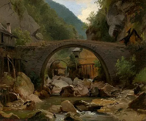 Mountain Stream in the Auvergne