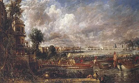 The Opening of Waterloo Bridge (‘Whitehall Stairs, June 18th, 1817’)