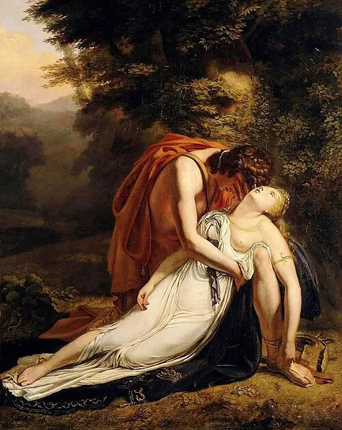 Orpheus Mourning the Death of Eurydice