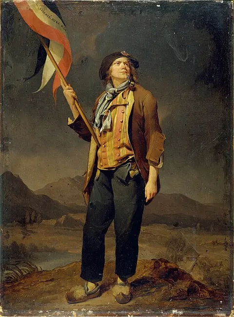 The actor Chénard. Flag Bearer at the Festival of Freedom of Savoy (October 14, 1799)