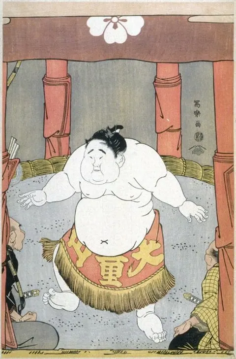 Daidōzan Bungorō no dohyō-iri (middle)