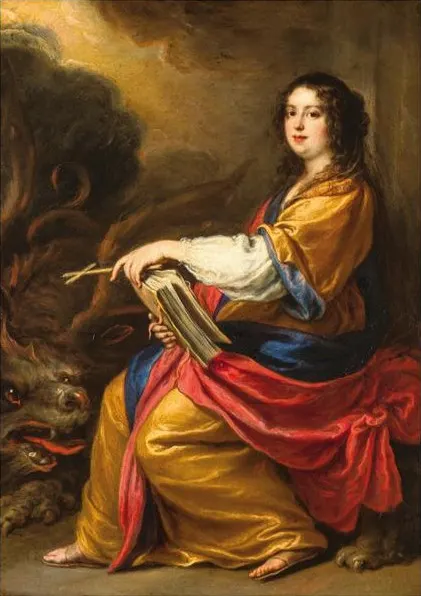 Vittoria della Rovere as Santa Margherita