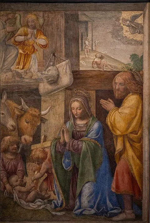 Nativity and Annunciation to the Shepherds