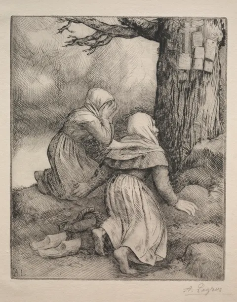 Bowing before the Tree (L'arbre de salut)