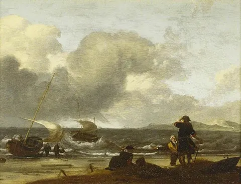 A Windy Day on the Dutch Coast