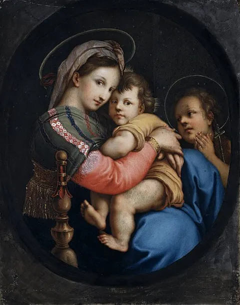 Copy of Raphael's Madonna of the Chair
