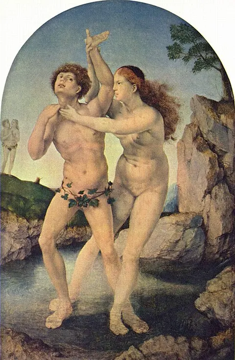 La metamorfosis de Hermafrodito y Salmacis