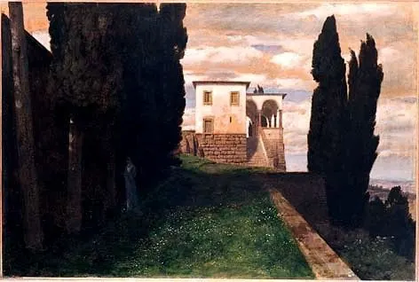 Italian villa in Springtime