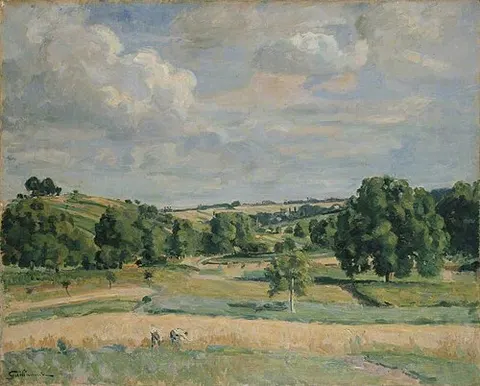Landscape: Harvest-time in the Somme Valley