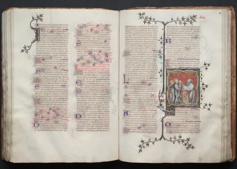The Gotha Missal:  Fol. 107v, Text