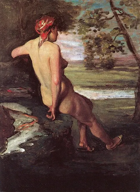 Nude Woman from the Back