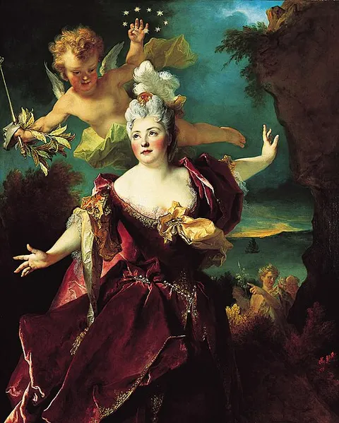 Portrait of Portrait de Marie-Anne de Châteauneuf, known as Mademoiselle Duclos, in the role of Ariane