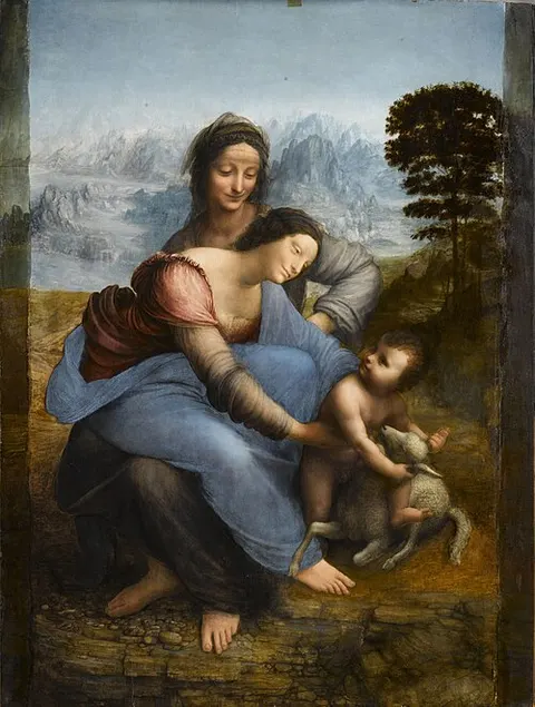 La Virgen, el Niño Jesús y Santa Ana