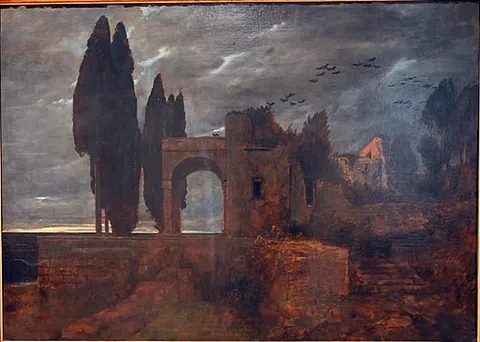 Ruin of a Villa near the Sea