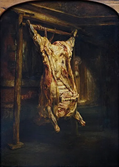 El buey desollado