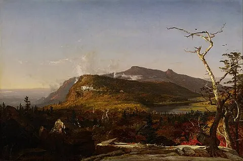 Vista del hostal de Catskill Mountain