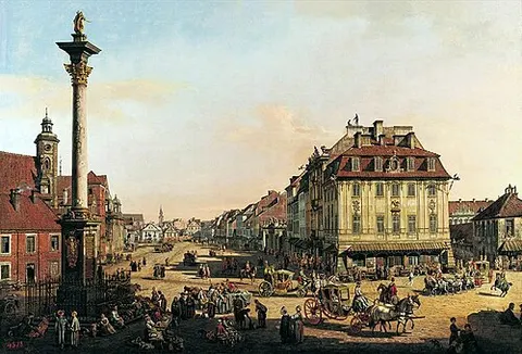 Cracow Suburb as seen from the Cracow Gate