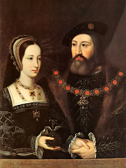 Portrait of Mary Tudor and Charles Brandon