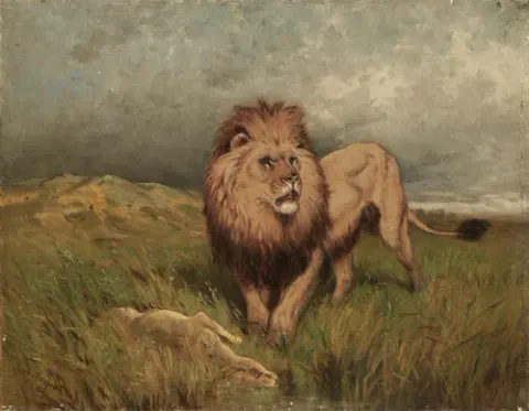 Lion and Prey (The Kill)