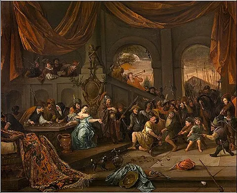 Samson Mocked by the Philistines