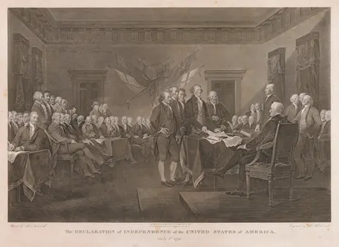 Signing the Declaration of Independence
