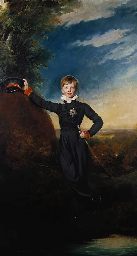 Prince George of Cumberland (1819-1878), later George V of Hanover, when a boy