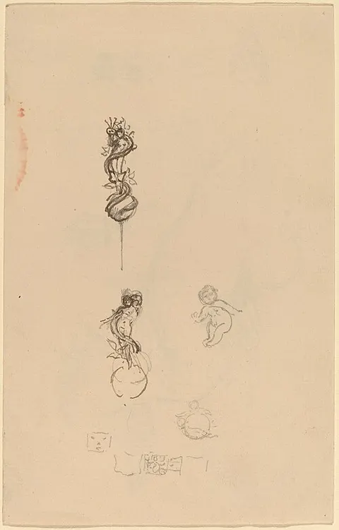 Studies for Jewelry Designs [recto]