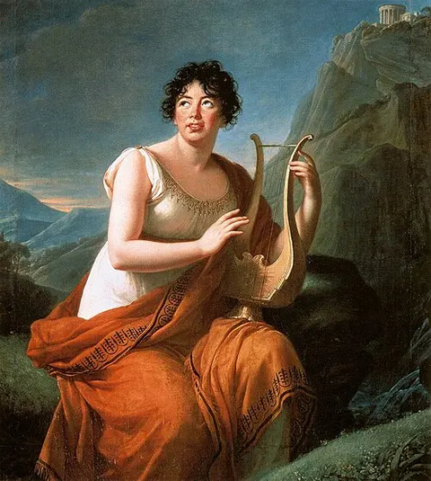 Madame de Staël como Corinne en cabo Miseno